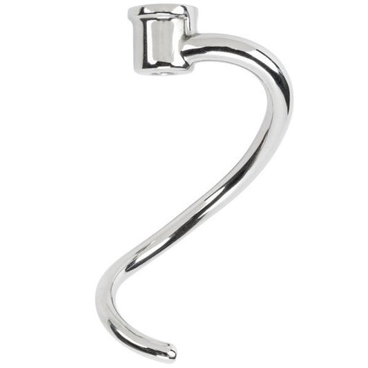 KitchenAid 7 & 8 Qt Commercial NSF Certified Stainless Steel Dough Hook